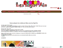 Tablet Screenshot of leszigotaix.fr